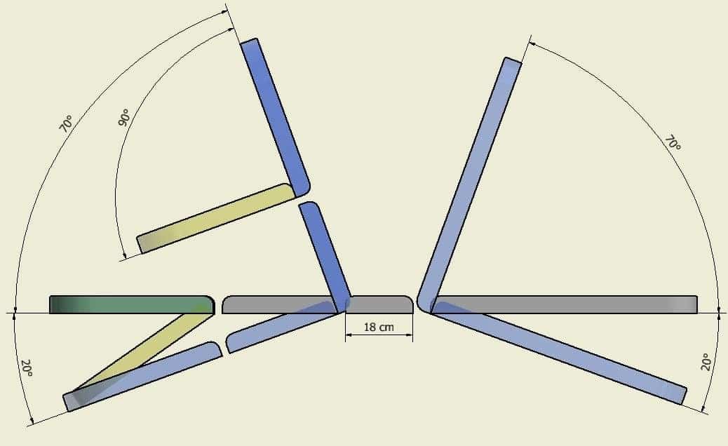 TABLE FRANCO & FILS - LUXE 6 PLANS