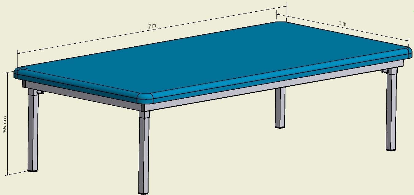 TABLE FRANCO & FILS - BOBATH FIXE