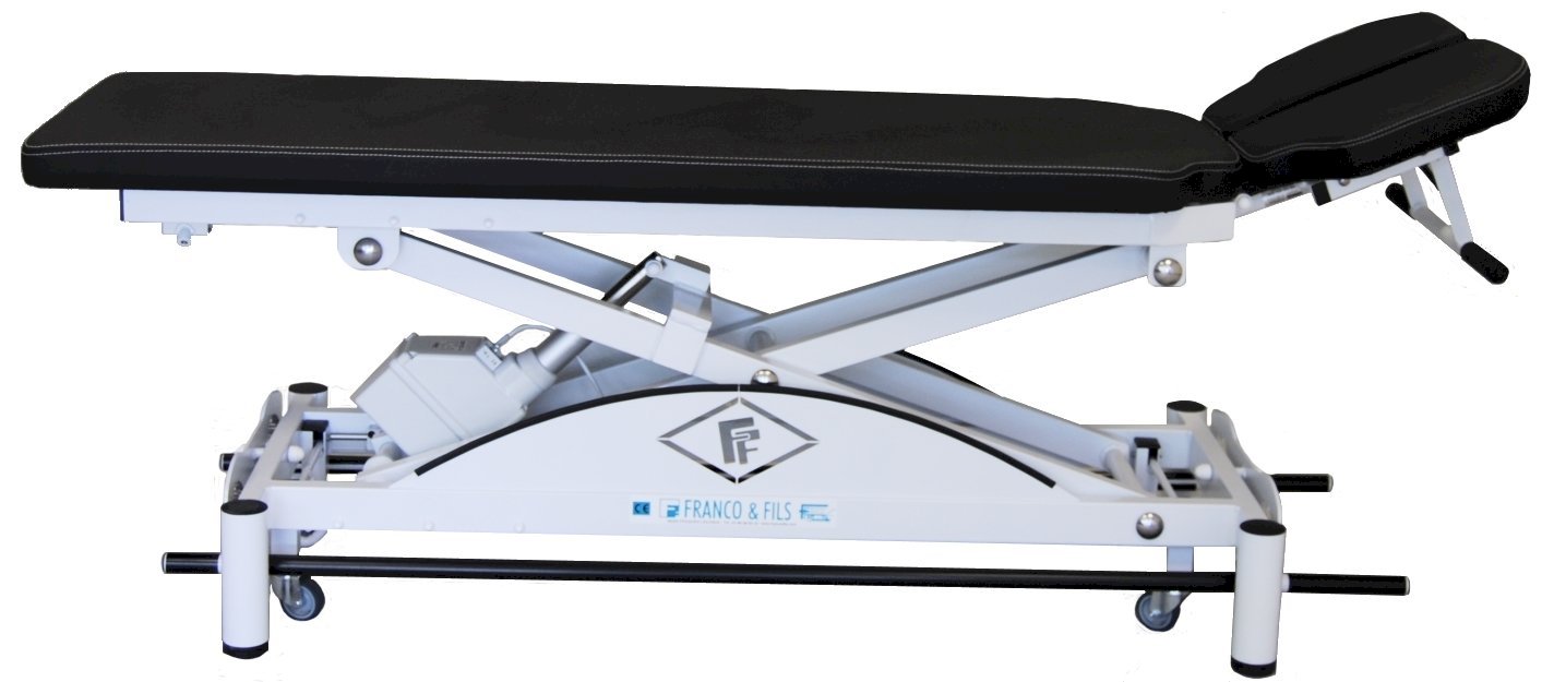 table osteo confort franco et fils avec tetiere ecartable
