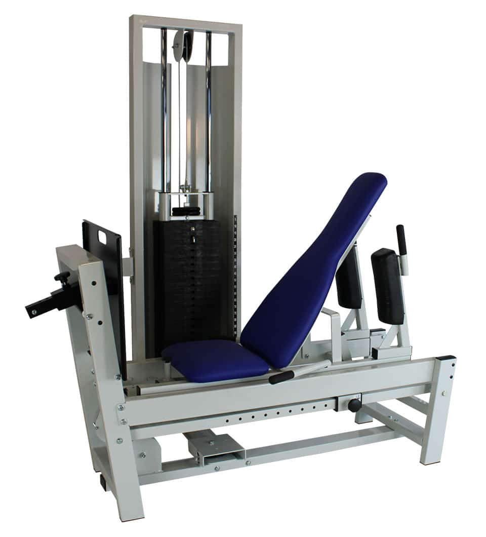 Gollé Médical - Presse à jambes horizontale Kinexo Design à charge latérale avec carter arrière 80, 100 ou 120kg