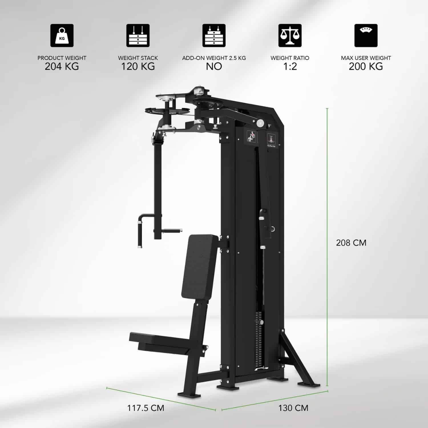 Gollé Médical - V-Series Dual Pec Fly/Rear Delt Tunturi Platinum