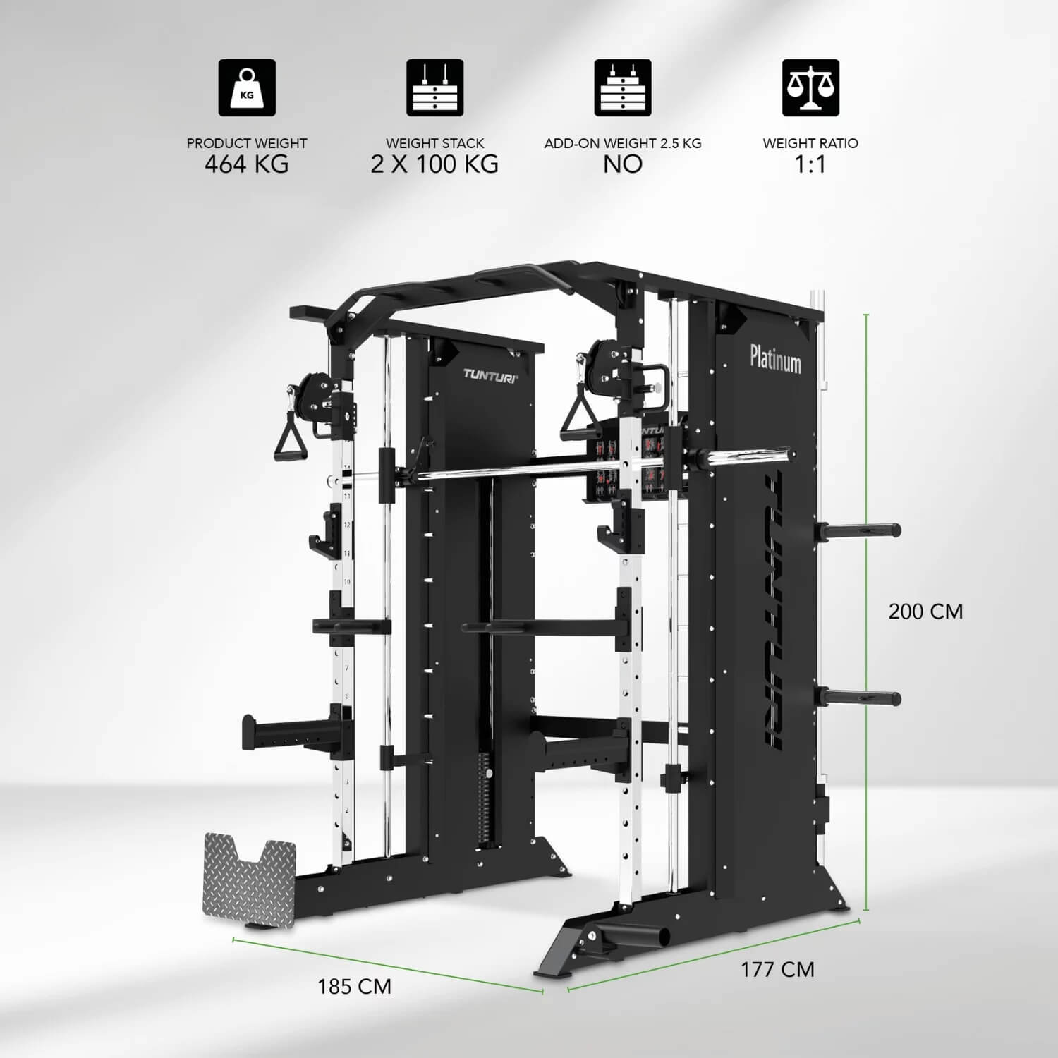 Gollé Médical - V-Series Full Smith / Functional Trainer Tunturi Platinum
