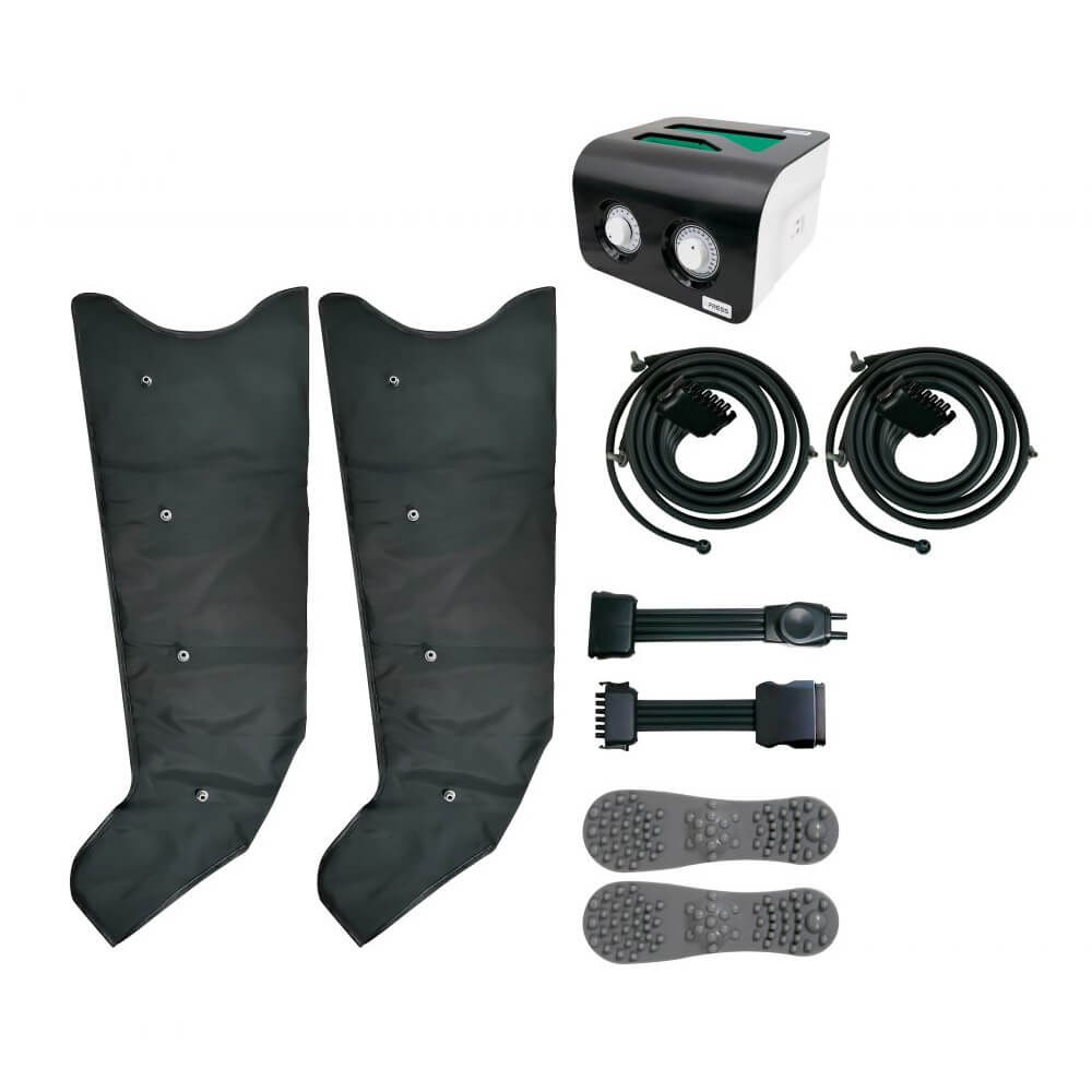 Kit de pressothérapie I-Press LEG2 I-Tech : appareil, 2 bottes taille L, tubulures et accessoires